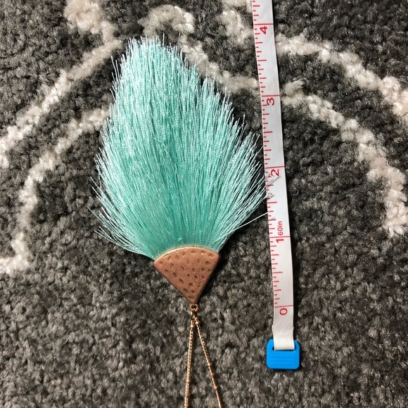 Mint Tassel Necklace - Picture 7 of 7
